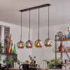 Ripoll pendant light black, 4-light sources