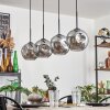 Ripoll pendant light black, 4-light sources