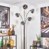 Ripoll floor lamp black, 5-light sources