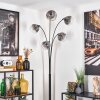 Ripoll floor lamp black, 5-light sources