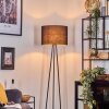 Bassagoda floor lamp, Reading light black, 1-light source