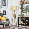 Chellas floor lamp, Reading light Ecru, black, 1-light source