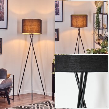 Bassagoda floor lamp black, 1-light source