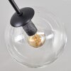 Gastor ceiling light 87 cm clear, 8-light sources