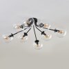 Gastor ceiling light 87 cm clear, 8-light sources