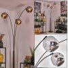 Ripoll floor lamp chrome, 3-light sources