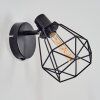 Yaak wall light black, 1-light source