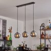 Ripoll pendant light Smoke-coloured, 3-light sources