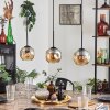 Ripoll pendant light Amber, 3-light sources