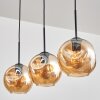 Ripoll pendant light Amber, 3-light sources