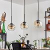 Ripoll pendant light Amber, clear, 3-light sources