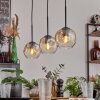 Ripoll pendant light Amber, clear, 3-light sources