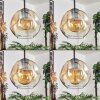 Ripoll pendant light Amber, clear, 3-light sources