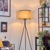 Chellas floor lamp black, 1-light source