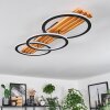 Pompu ceiling light LED Ecru, black, 1-light source