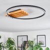 Pompu ceiling light LED Ecru, black, 1-light source