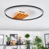 Pompu ceiling light LED Ecru, black, 1-light source