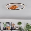 Pompu ceiling light LED Ecru, black, 1-light source