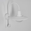 Pohei outdoor wall light white, 1-light source, Motion sensor