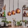 Koyoto pendant light coppery, 3-light sources