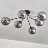 Gastor ceiling light 74 cm Smoke-coloured, 6-light sources