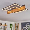 Pompu ceiling light LED Ecru, black, 1-light source