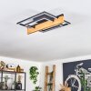 Pompu ceiling light LED Ecru, black, 1-light source