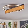 Pompu ceiling light LED Ecru, black, 1-light source