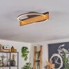 Pompu ceiling light LED Ecru, black, 1-light source