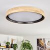 Melstad ceiling light LED Ecru, white, 1-light source, Remote control