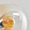 Gastor ceiling light 83 cm Amber, clear, Smoke-coloured, 10-light sources