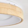 Lockeby ceiling light LED Ecru, white, 1-light source, Remote control