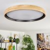 Melstad ceiling light LED Ecru, black, white, 1-light source