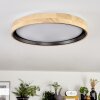 Melstad ceiling light LED Ecru, black, white, 1-light source