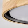 Melstad ceiling light LED Ecru, black, white, 1-light source