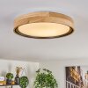 Melstad ceiling light LED Ecru, black, white, 1-light source