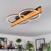 Pompu ceiling light LED Ecru, black, 1-light source