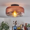 Boza ceiling light clear, coppery, 1-light source