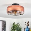 Boza ceiling light clear, coppery, 1-light source