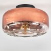 Boza ceiling light clear, coppery, 1-light source