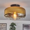 Boza ceiling light gold, clear, 1-light source