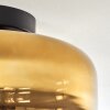 Boza ceiling light gold, clear, 1-light source