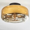 Boza ceiling light gold, clear, 1-light source