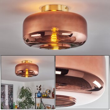 Boza ceiling light brass, 1-light source