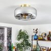 Boza ceiling light brass, 1-light source