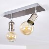 LAGUNITA Ceiling Light matt nickel, 2-light sources