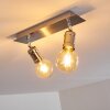 LAGUNITA Ceiling Light matt nickel, 2-light sources