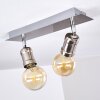 LAGUNITA Ceiling Light matt nickel, 2-light sources