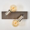 LAGUNITA Wall Light matt nickel, 2-light sources