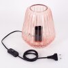 Telhais table lamp, Reading light pink, black, 1-light source